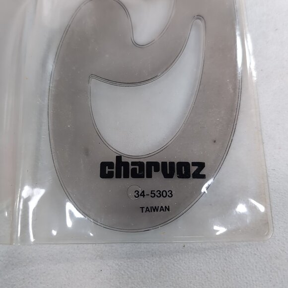 2 Charvoz 34-5303 Vintage French Curve Clear Platic Drafting Drawing Engineering - Picture 2 of 7